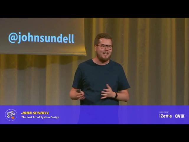 Swift & Fika 2018 – John Sundell: The Lost Art of System Design