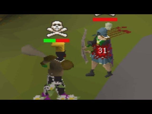 90 Attack in F2P is Chaos. (Pure Pking) Combat lvl 89