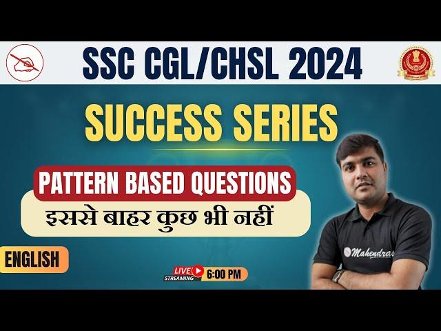 SSC Exam 2024 | SSC English Class | Pattern Based Questions | Mahendras #4