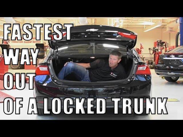 How To QUICKLY Escape From a Locked Trunk