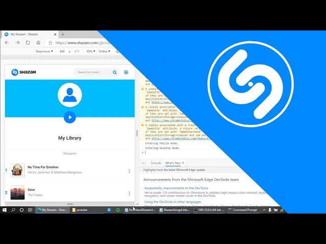 Download all your Shazam searches!