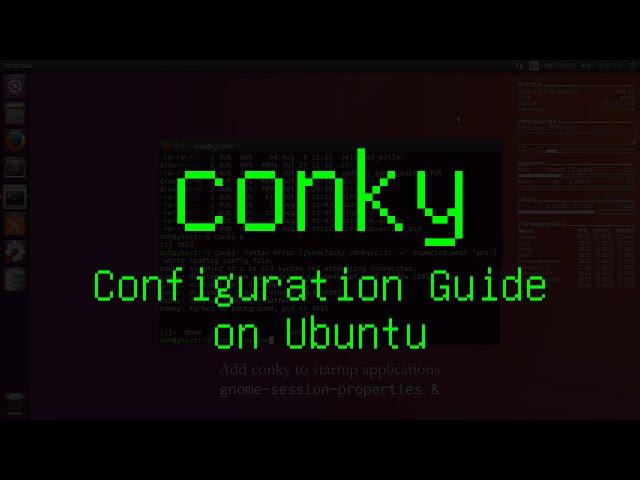 How to install and configure Conky on Ubuntu 16.04