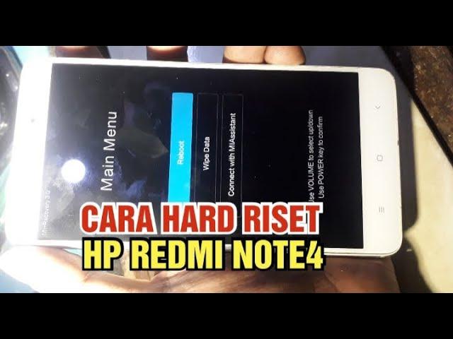 Cara Hard Riset Redmi Note4 #syarifaelektronik