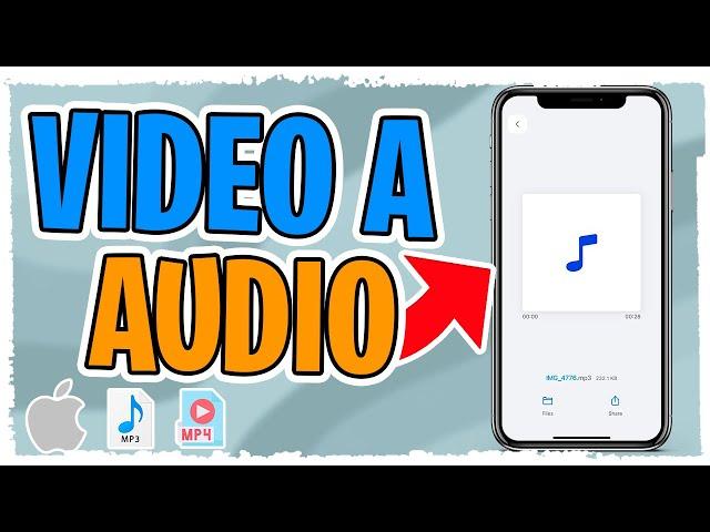 Como Convertir un Video en Audio en iPhone 