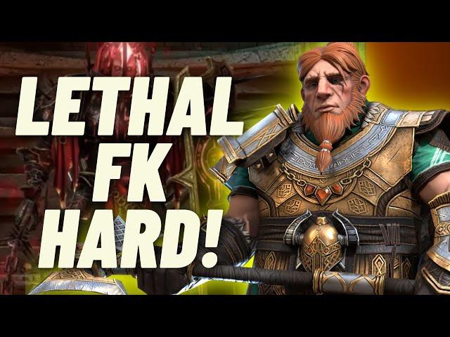 Gnut Showcase: Lethal Built Fire Knight Hard! • RAID Shadow Legends