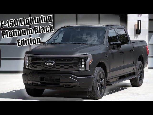 2024 F-150 Lightning Platinum Black Edition