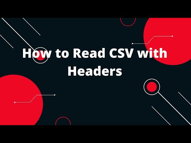 How to Read CSV with Headers in PHP