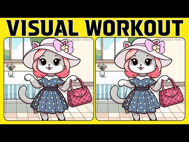 Spot the 3 Differences | Visual Workout 《A Little Difficult》