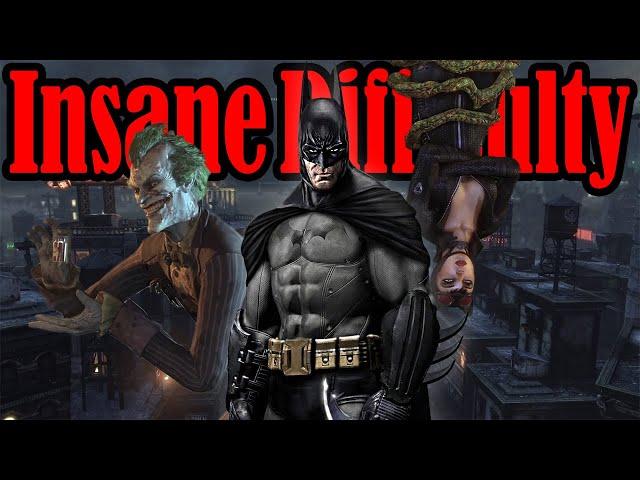 Can I beat Batman Arkham City INSANE Mode without Upgrades?