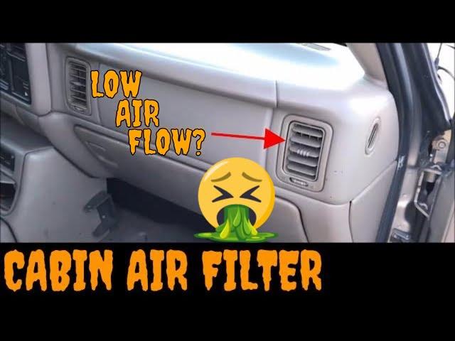GMC Sierra/Chevy Silverado Cabin Air Filter Replacement (1999-2002)