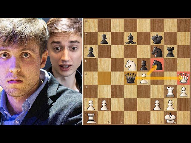 A Feast For The Eyes || Bjerre vs Dubov  || FIDE World Rapid Championship (2024)