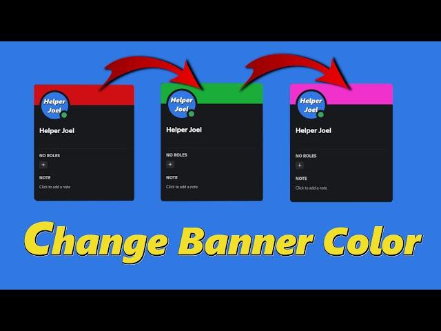 How to Change Profile Banner Color on Discord