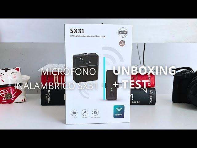 UNBOXING + TEST | MICRÓFONO SX31 ¿Será una buena compra?