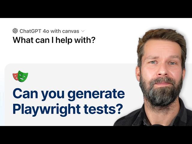 Write Playwright Tests in Seconds with ChatGPT!?