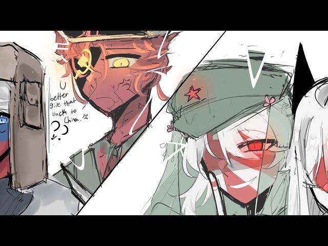 “Oh who is she?”||Animation Meme||countryhumans ft.old countries||turn on “high pic quality”||