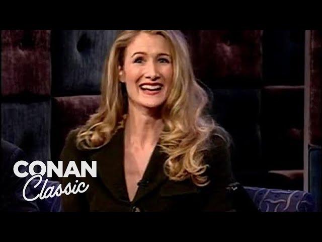 Laura Dern Skipped Her Final Exam To Be At "Late Night" | Late Night with Conan O’Brien