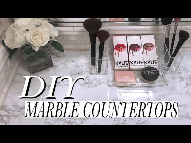 DIY MARBLE COUNTERTOPS