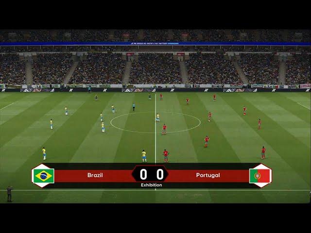 Brazil vs Portugal | Friendly match | PES 2021 | PC Gameplay | 4K