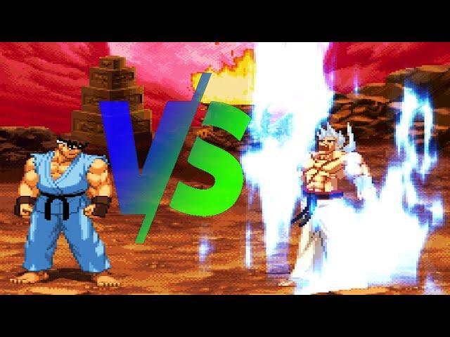 Ryu VS Kairi Mugen Street Fighter