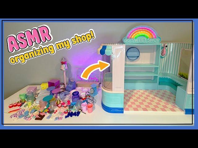 ASMR Organizing My Sweet Shop (Glitter Girls)  | No Talking, Tingly Sounds, satisfying