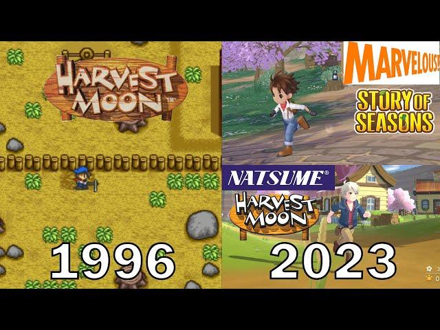The Evolution of Harvest Moon / Story of Seasons (1996 - 2023)