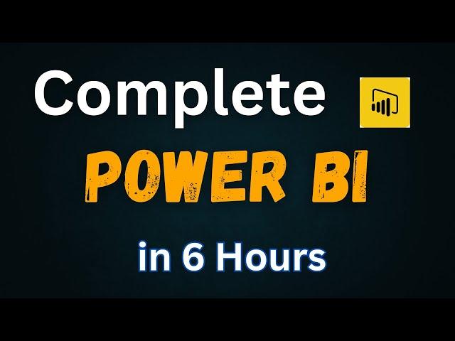 Full power bi course | practical project | power bi developer | Complete power bi course