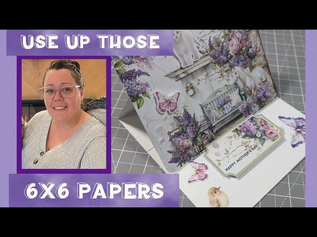 Let's Make a Card! Easel Card With Patterned Paper & Ephemera | Super EASY with Stunning Results!