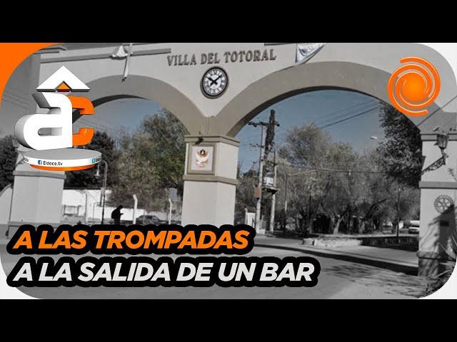 Villa del Totoral: A las trompadas a la salida de un bar