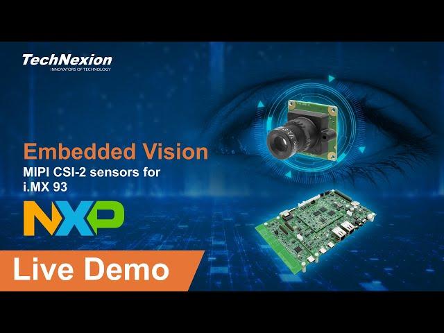 NXP i.MX93 Embedded Vision (camera) Solutions