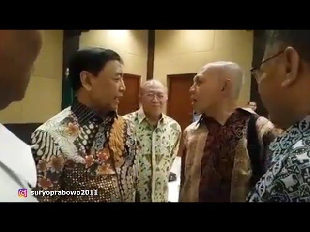 Wiranto dan Kivlan Zein Tatap Muka dan Terlibat Perdebatan