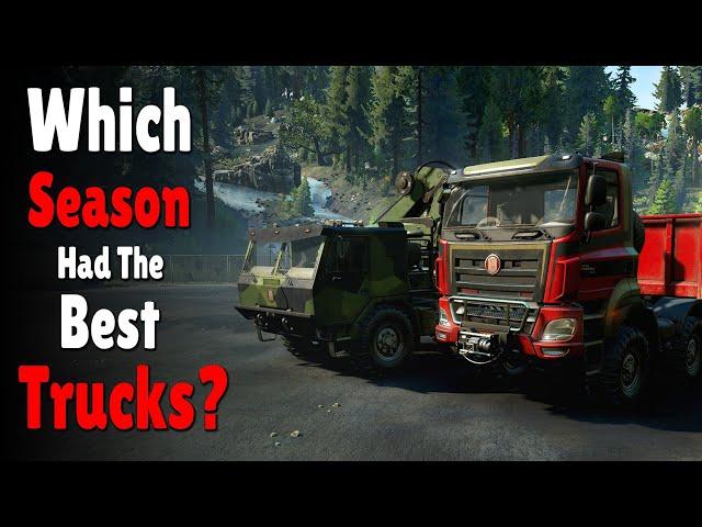 Snowrunner Seasons Ranked Based On The Trucks Released In That Season