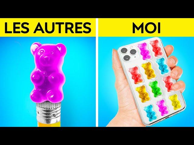 ASTUCES FRAÎCHES POUR L'ÉCOLE || BRICOLAGES FOLLEMENT MALINS ! Situations Cool Par 123 GO!