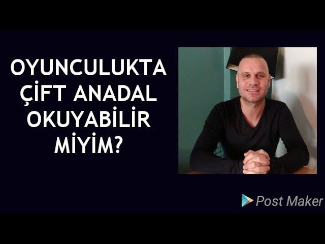 Başka bir Üniversite okurken, Konservatuvar Oyunculuk Bölümü ile ÇİFT ANADAL okuyabilir miyim?