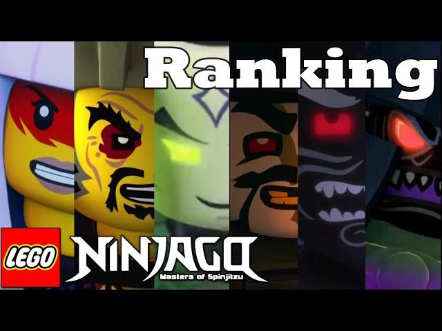 ALLE 17 Haupt-Schurken GERANKED | Lego Ninjago Deutsch