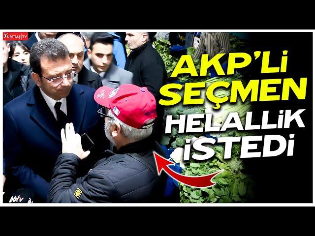 AKP'ye oy veren seçmen Ekrem İmamoğlu'ndan helallik istedi! "Bu seçimlerde CHP'ye oy vereceğim!"