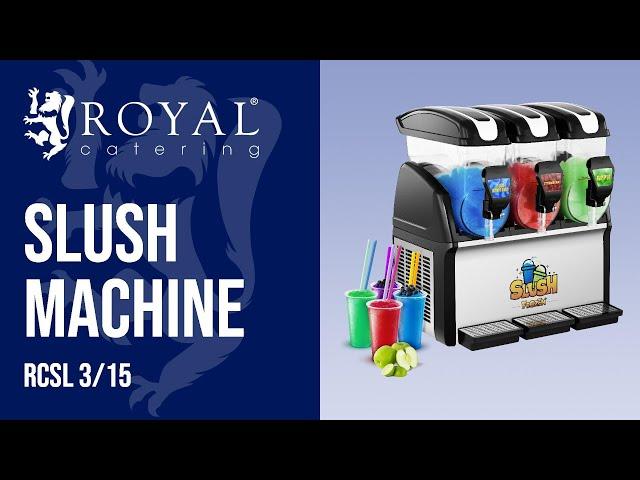 Slush Machine Royal Catering RCSL 3/15 | Product presentation 10011024