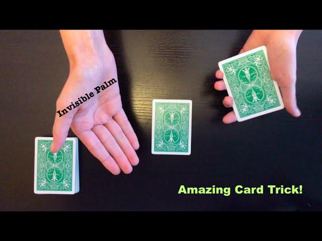 Invisible Palm Amazing Intermediate Card Trick Revealed