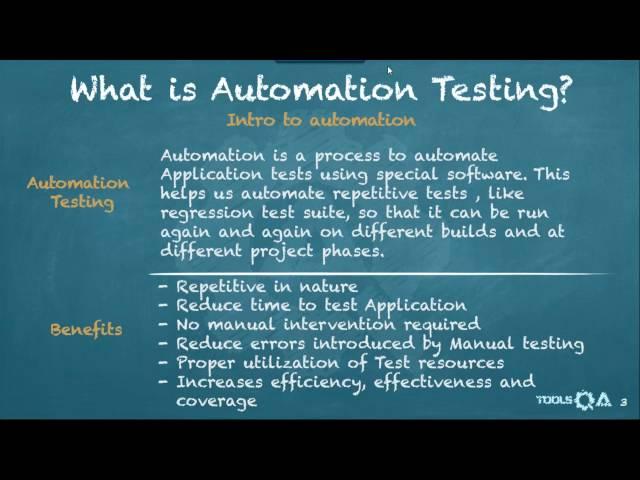 Introduction to Automation | ToolsQA Webinar