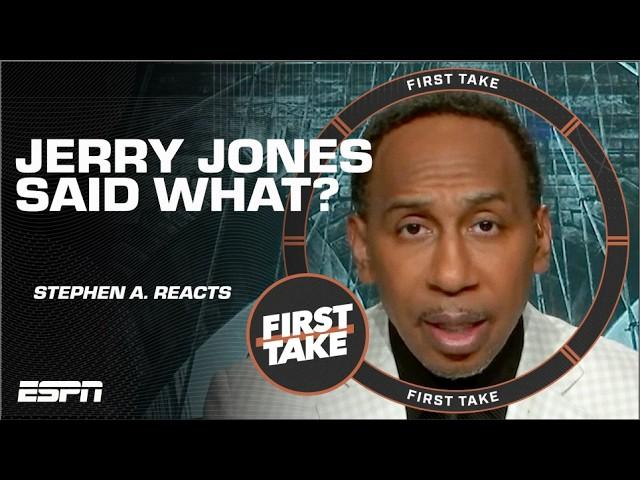 Stephen A. Smith is CONFUSED by Jerry Jones’ comments about Mike McCarthy  | First Take