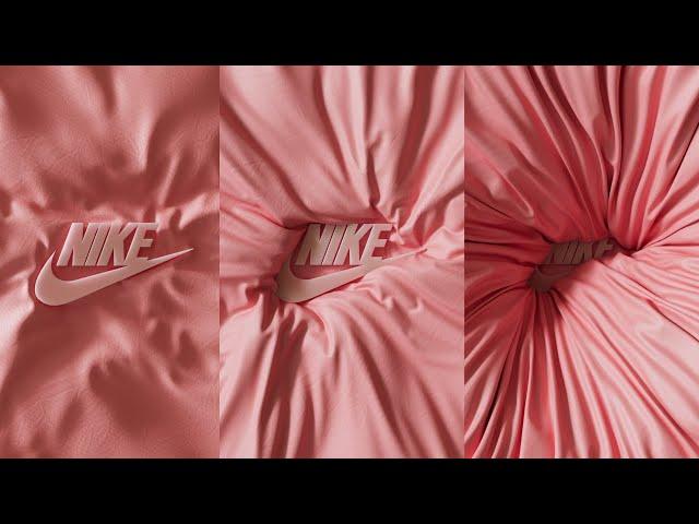 Dynamic Nike Sports Graphics with Cloth Engine in Cinema 4D 2023