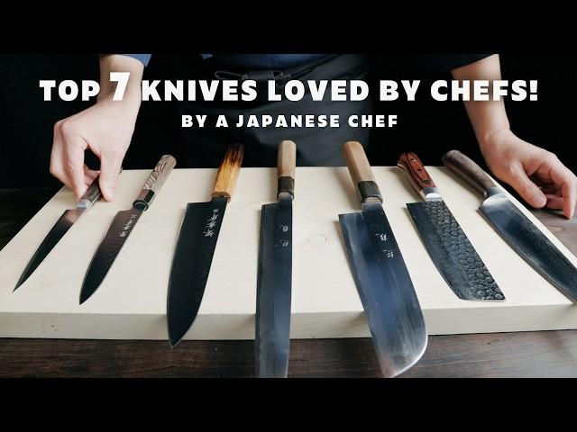 Top 7 Knives Most Used by a Japanese Chef: Tips and Tricks for Home Cooks