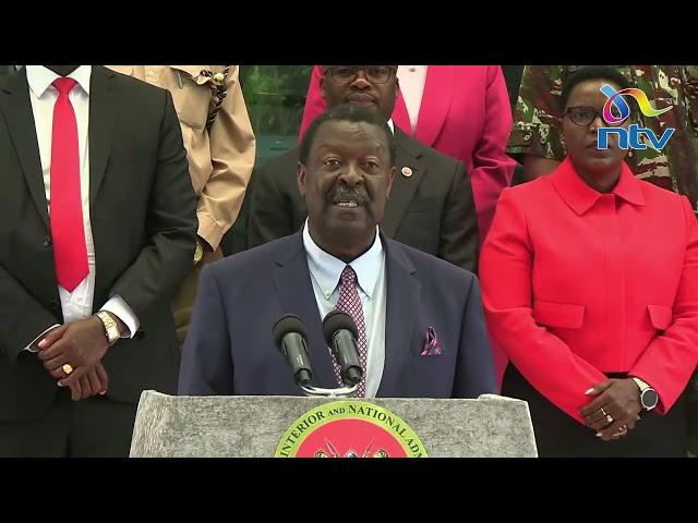 Mudavadi: 100 murders of women from August to November 2024