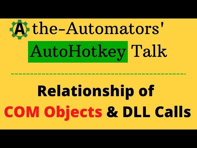 Relationship between COM objects and DLLs