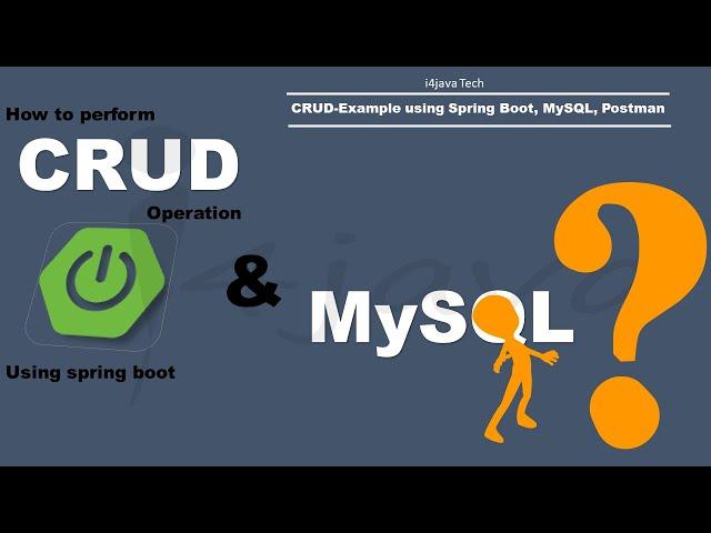 Spring Boot,  RESTful API, JPA, Hibernate,  MySQL CRUD  Example tutorial