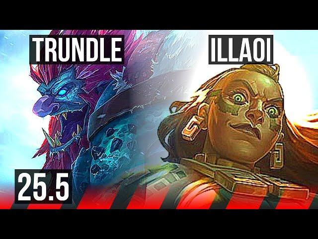 TRUNDLE vs ILLAOI (TOP) | KR Diamond | 25.5