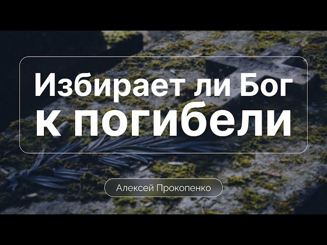 Избирает ли Бог к погибели | Алексей Прокопенко