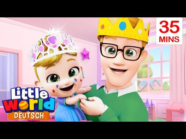 Nina, die kleine Prinzessin | Verkleiden, Rollenspiele | Little World Deutsch - Kinderlieder