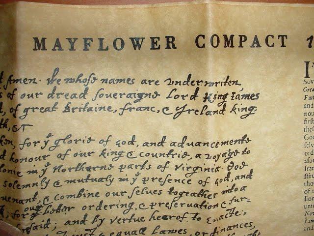 Providence Today: The Mayflower Compact