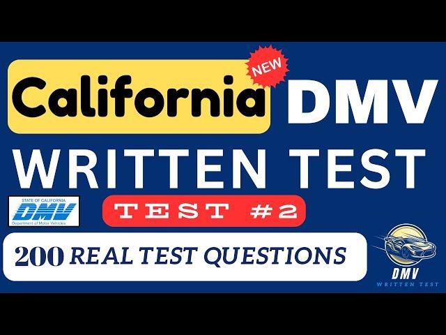 California DMV Written Test 2024 | California DMV permit test 2024 | California dmv written test