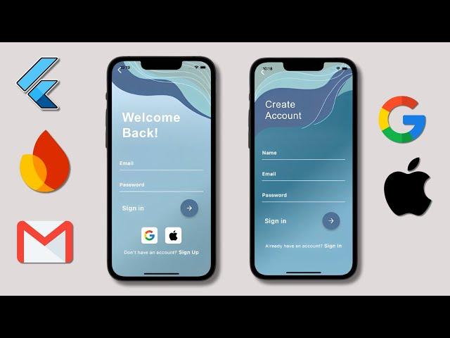  Flutter Firebase Auth • SignUp / SignIn / Google Sign In / Apple Sign In
